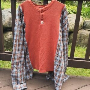 Reworked carhartt flannel